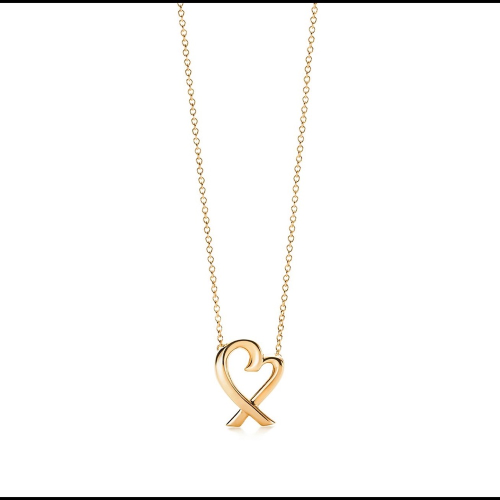 Tiffany & Co. Paloma Picasso 18k rose gold Loving Heart Necklace